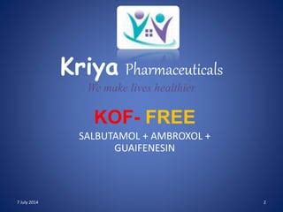 ag.krikya|kriya pharmaceuticals.